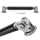 2 PCS Car Modification Adhesive Surrounded Rod Lever Front and Rear Bars Fixed Front Lip Back Shovel, Length: 7.5cm(Black)