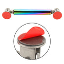 2 PCS Car Modification Adhesive Surrounded Rod Lever Front and Rear Bars Fixed Front Lip Back Shovel, Length: 7.5cm(Colour)