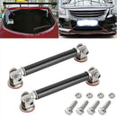 2 PCS Car Modification Adhesive Surrounded Rod Lever Front and Rear Bars Fixed Front Lip Back Shovel, Length: 7.5cm(Carbon Fiber Black)