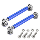 2 PCS Car Modification Adhesive Surrounded Rod Lever Front and Rear Bars Fixed Front Lip Back Shovel, Length: 7.5cm(Blue)