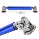 2 PCS Car Modification Adhesive Surrounded Rod Lever Front and Rear Bars Fixed Front Lip Back Shovel, Length: 7.5cm(Blue)