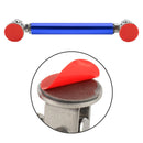2 PCS Car Modification Adhesive Surrounded Rod Lever Front and Rear Bars Fixed Front Lip Back Shovel, Length: 7.5cm(Blue)