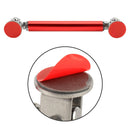 2 PCS Car Modification Adhesive Surrounded Rod Lever Front and Rear Bars Fixed Front Lip Back Shovel, Length: 7.5cm(Red)