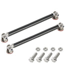 2 PCS Car Modification Adhesive Surrounded Rod Lever Front and Rear Bars Fixed Front Lip Back Shovel, Length: 15cm(Carbon Fiber Black)
