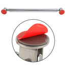 2 PCS Car Modification Adhesive Surrounded Rod Lever Front and Rear Bars Fixed Front Lip Back Shovel, Length: 20cm(Silver)