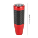 Universal Car Carbon Fiber Pattern Gear Head Gear Shift Knob (Red)