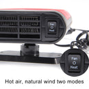 Car Heater Hot Cool Fan Windscreen Window Demister Defroster DC 12V, Ordinary Version (Grey)