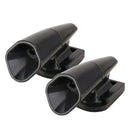 Car ABS Deer Alert Sound Alarm Ultrasonic Wind Power Animal Repeller(Black)