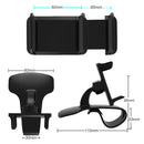 Multi-functional Vehicle Navigation Frame Dashboard Car Mount Phone Holder(Red)