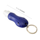 2 in 1 Mini Car Safety Rescue Hammer Life Saving Escape Emergency Hammer Seat Belt Cutter Window Glass Breaker (Blue)
