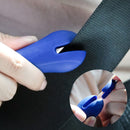 2 in 1 Mini Car Safety Rescue Hammer Life Saving Escape Emergency Hammer Seat Belt Cutter Window Glass Breaker (Blue)