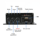 AK370 12V Household / Car Bluetooth HIFI Amplifier Audio with Remote Control