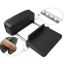Universal Car PU Leather Wrapped Armrest Box Cushion Car Armrest Box Mat with Storage Box (Grey)