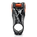 TOSEEK Skull Pattern Road Mountain Bike Ultra-light Handlebar Stem Riser Faucet, Size: -17 Degree, 60mm(Silver)