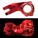 TOSEEK Skull Pattern Road Mountain Bike Ultra-light Handlebar Stem Riser Faucet, Size: -17 Degree, 60mm(Silver)