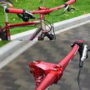 TOSEEK Skull Pattern Road Mountain Bike Ultra-light Handlebar Stem Riser Faucet, Size: -17 Degree, 60mm(Silver)