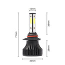 2 PCS X15 9005 DC9-32V 26W 6500K 3000LM IP67 Car LED Headlight Lamps / Fog Light (White Light)