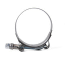 4 PCS Stainless Steel T-Bolt Hose Clamps Pipe Clip Fuel Line Clip, Size: 67-75mm
