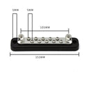 10 Way Power Distribution Bus Bar 10-bit Single Distribution Box for Car / RV / Boat