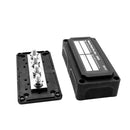 Max DC 48V 100A Heavy-Duty Module Design Bus Bar 4 M6 / 12 M4 Terminal Studs Box Busbar for Car / RV / Boat