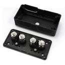 Max DC 48V 200A Heavy-Duty Module Design Bus Bar 4 M10 Terminal Studs Box Busbar for Car / RV / Boat