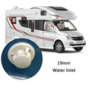 19mm Water Inlet Fill Hatch Lock One Way Non Return Check Valve for RV Camper Trailer Cars