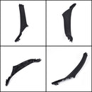7 PCS Door Handle Window Switch Panel Interior Door Handle 51417225875 for BMW 5 Series, Left Driving(Black)