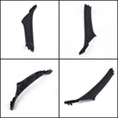 7 PCS Door Handle Window Switch Panel Interior Door Handle 51417225875 for BMW 5 Series, Left Driving(Black)