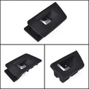 7 PCS Door Handle Window Switch Panel Interior Door Handle 51417225875 for BMW 5 Series, Left Driving(Black)
