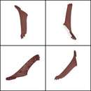 7 PCS Door Handle Window Switch Panel Interior Door Handle 51417225875 for BMW 5 Series, Left Driving(Brown)