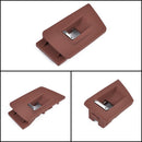 7 PCS Door Handle Window Switch Panel Interior Door Handle 51417225875 for BMW 5 Series, Left Driving(Brown)