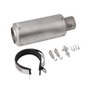 MB-TP122-S 51mm SC Large Displacement Muffler Exhaust Pipe for Kawasaki(Silver)