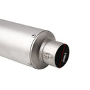 MB-TP122-S 51mm SC Large Displacement Muffler Exhaust Pipe for Kawasaki(Silver)
