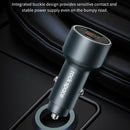 ROCK C303 USB + USB-C / Type-C Interface Smart Digital Display Car Charger
