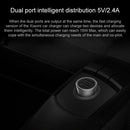 Original Xiaomi CC05ZM 18W Dual USB Ports Car Charger with LED Indicator Light