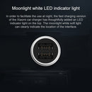 Original Xiaomi CC05ZM 18W Dual USB Ports Car Charger with LED Indicator Light