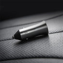 Original Xiaomi CC05ZM 18W Dual USB Ports Car Charger with LED Indicator Light