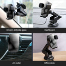 ROCK SPACE RAM0010 15W Smart Sensor Wireless Charger Car Holder, Suitable for Phones 4-7 inch