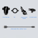 ROCK SPACE RAM0010 15W Smart Sensor Wireless Charger Car Holder, Suitable for Phones 4-7 inch