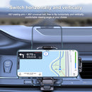 ROCK SPACE RAM0010 15W Smart Sensor Wireless Charger Car Holder, Suitable for Phones 4-7 inch