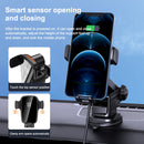 ROCK SPACE RAM0010 15W Smart Sensor Wireless Charger Car Holder, Suitable for Phones 4-7 inch