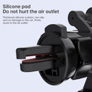 HAMTOD Little One Car Gravity Invisible Telescopic Mobile Phone Mount Holder (Silver)