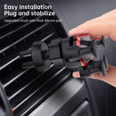 HAMTOD Little One Car Gravity Invisible Telescopic Mobile Phone Mount Holder (Silver)