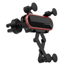 HAMTOD Little One Car Gravity Invisible Telescopic Mobile Phone Mount Holder (Red)