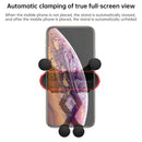 HAMTOD Little One Car Gravity Invisible Telescopic Mobile Phone Mount Holder (Silver)