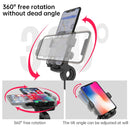 HAMTOD M1 Motorcycle Electric Car Bicycle Navigation Mobile Phone Holder, Handlebar Version(Black)