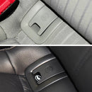 Car Rear Children Seat Isofix Cover for Audi A6 2013-2018(Grey)