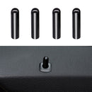 4 PCS Car Unlock Cover Door Bolt Door Handle for BMW X1 / X6(Black)