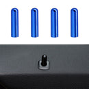 4 PCS Car Unlock Cover Door Bolt Door Handle for BMW X1 / X6(Blue)