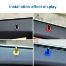 4 PCS Car Unlock Cover Door Bolt Door Handle for BMW X1 / X6(Gold)